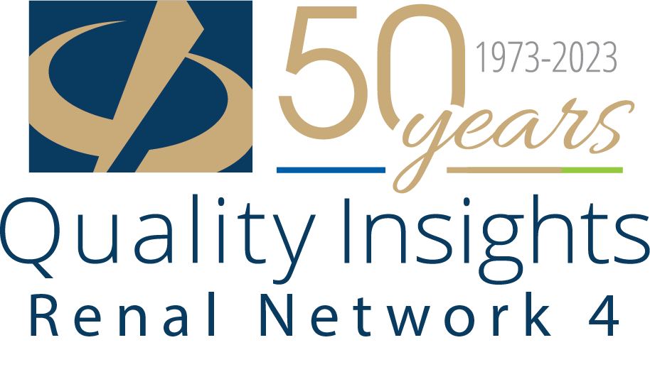 Quality Insights 50th Anniversary ESRD Network 4 Logo