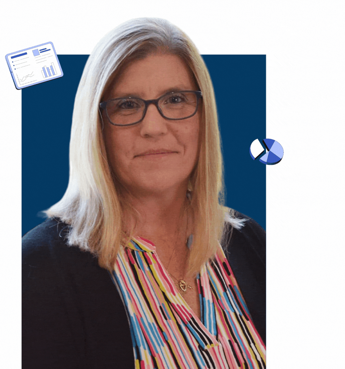 Biddy Smith Headshot-Navy Background