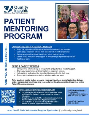 Patient Mentoring Program Flyer English Thumbnail