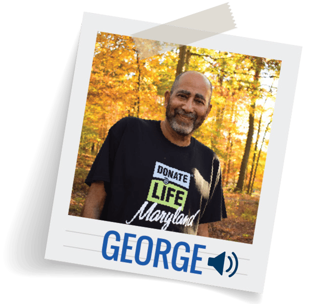 Kidney Transplant Testimonials Poster_George